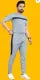Colorblock Half Sleeves Men summer Track Suit 145